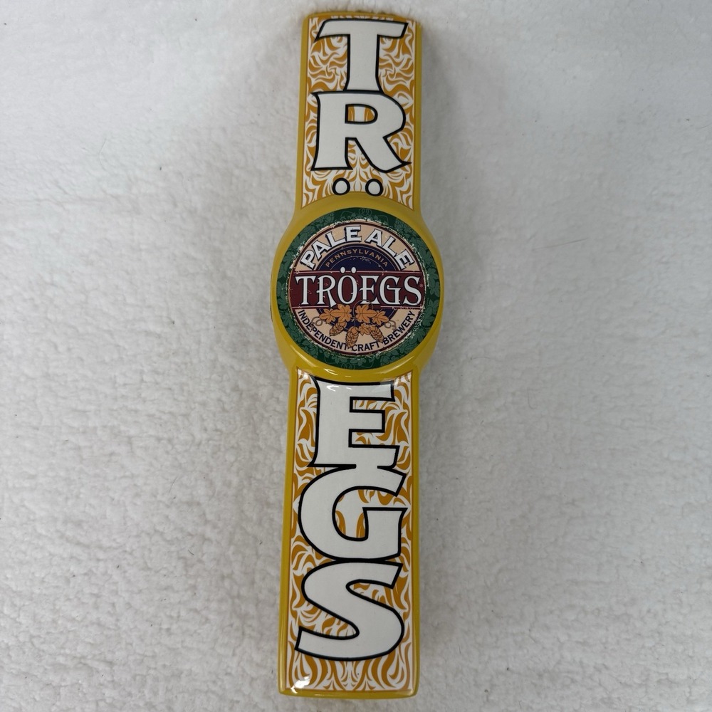 Troegs Pale Ale Ceramic Tap Handle Craft Beer Pennsylvania Man Cave Hershey PA